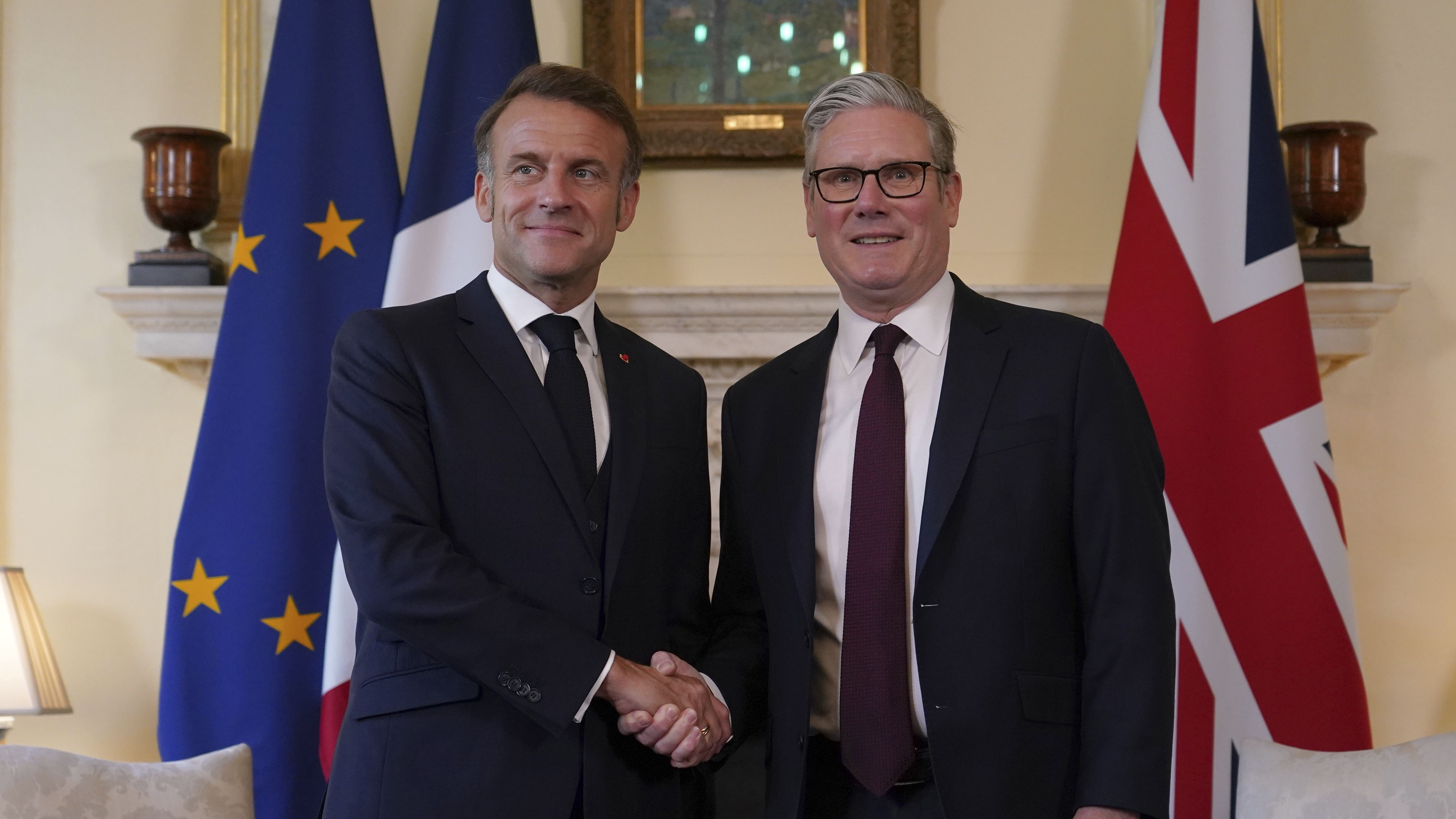 Macron calls UK partnership game changer in migrant talks