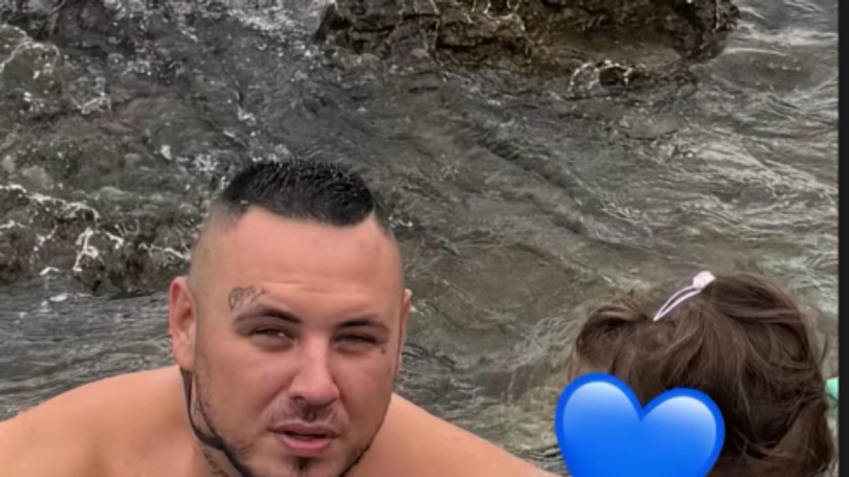 Filip Car sa ćerkom 
