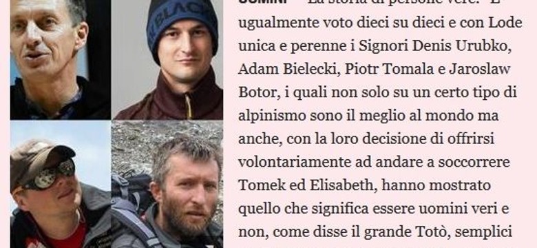 "La Gazzetta dello Sport": Polscy alpiniści zmienili historię himalaizmu