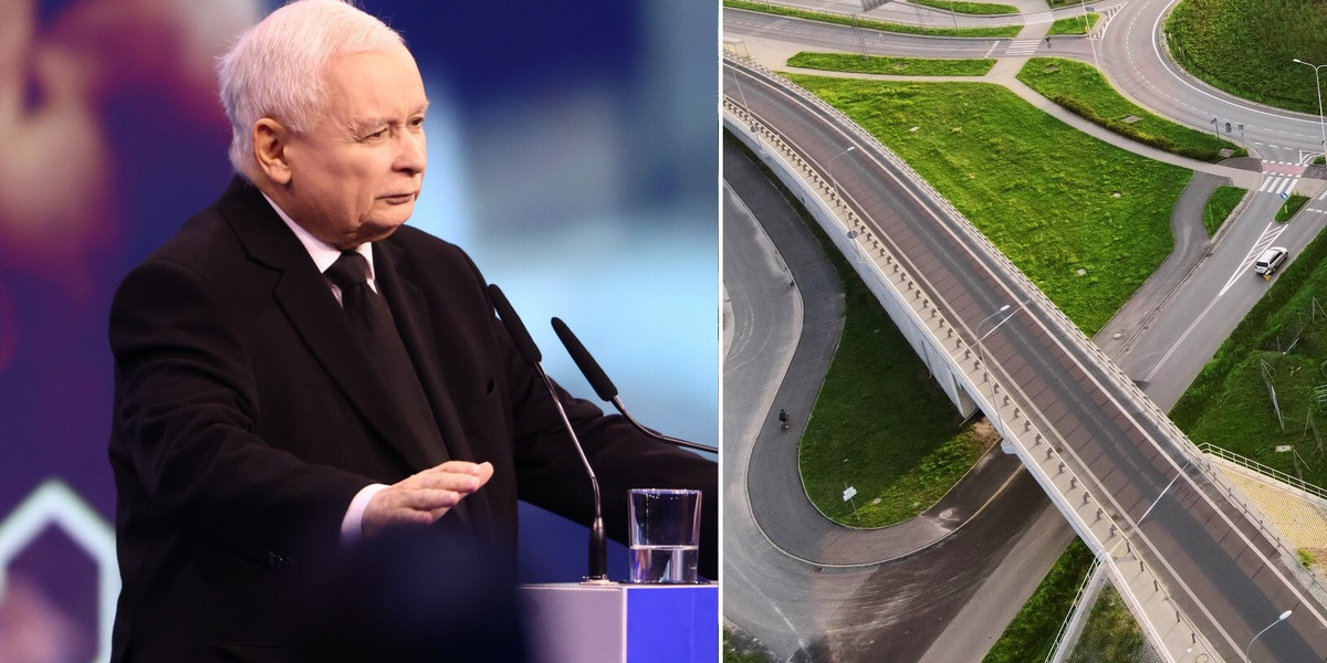 Po lewej: prezes PiS Jarosław Kaczyński