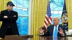 Ilon Mask i Donald Tramp