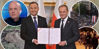 Tusk premierem, obce helikoptery i rakiety nad Polską, wojna w Ukrainie. To było 12 miesięcy wielkich wydarzeń