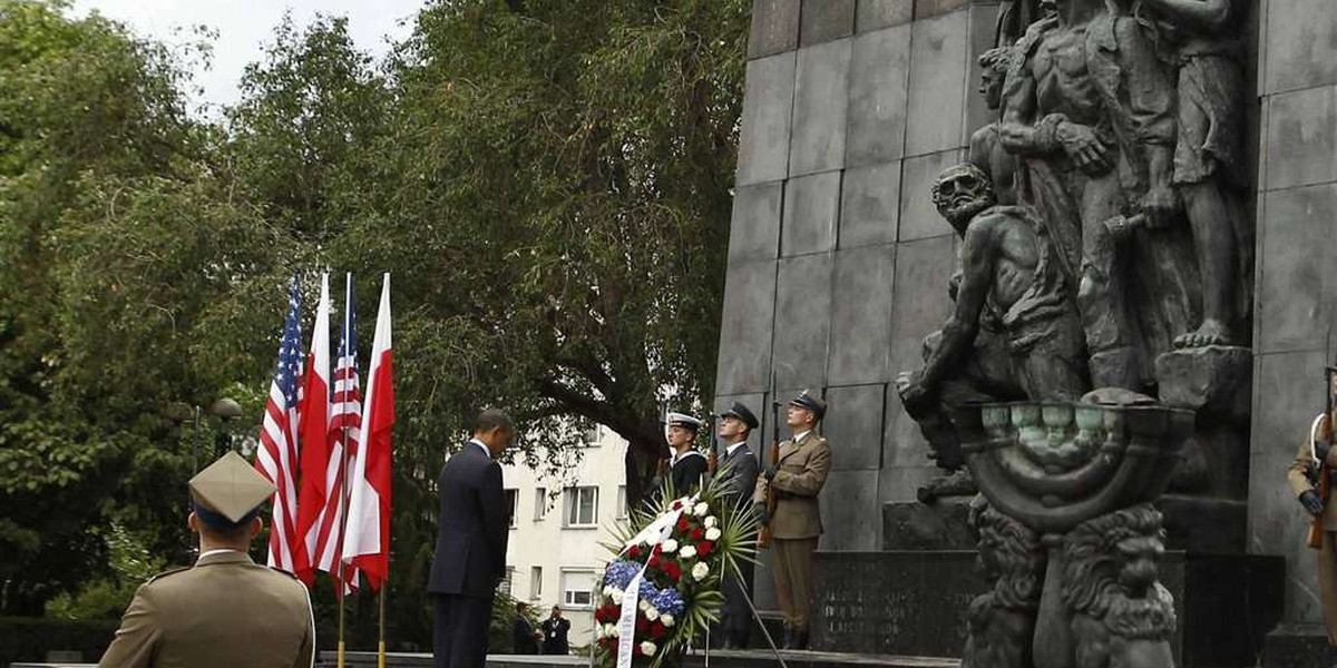 Obama złożył hołd bohaterom z getta