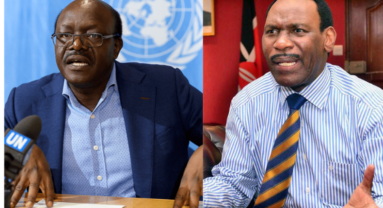 Ezekiel Mutua and Mukhisa Kituyi