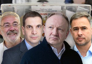 Dragan Đilas, Miroslav Aleksić, Miloš Jovanović, Branimir Nestorović
