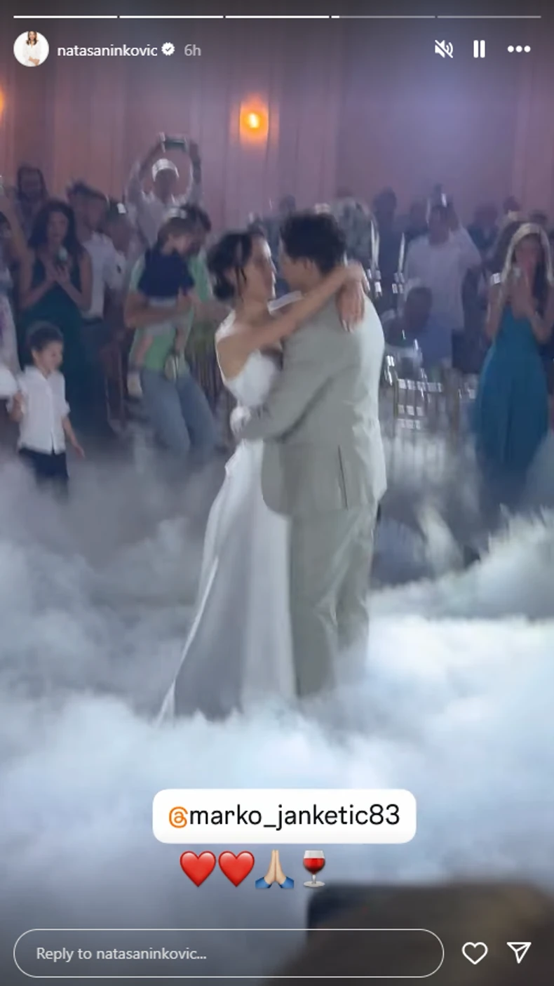 Prvi ples Marka Janketića i supruge