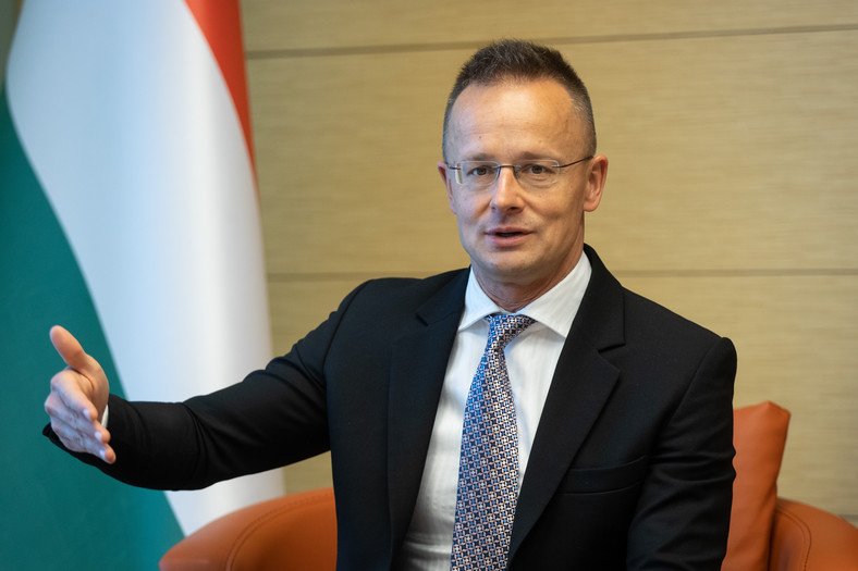 Minister handlu i spraw zagranicznych Węgier Peter Szijarto