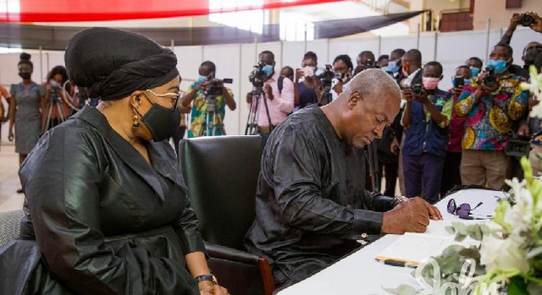 John Mahama signs book of condolence