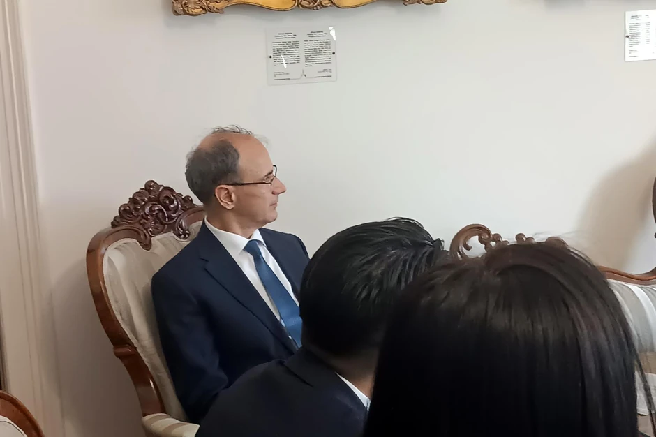 Premijer Đuro Macut u poseti Matici srpskoj 