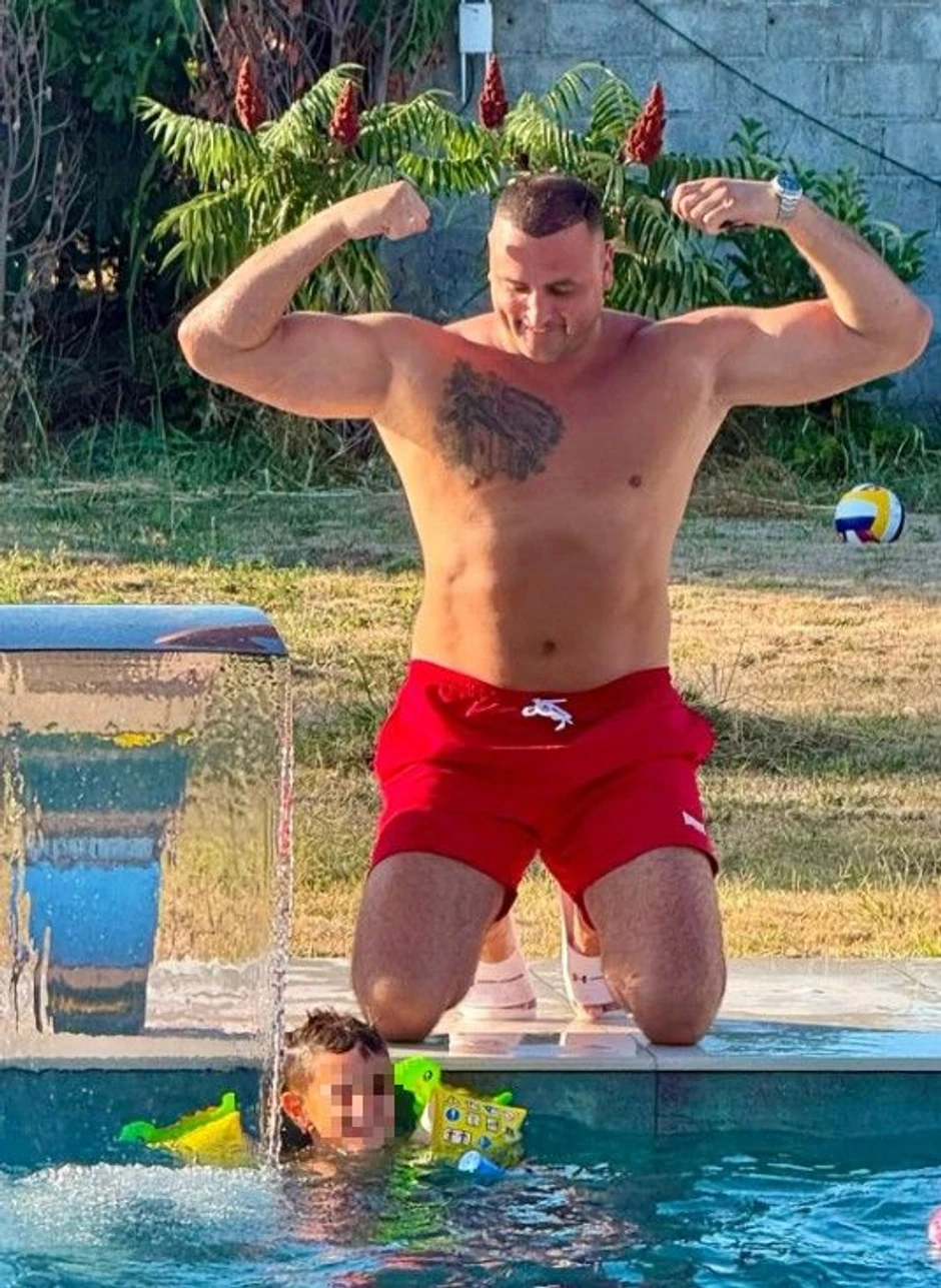 Alen Hadrović sa sinom