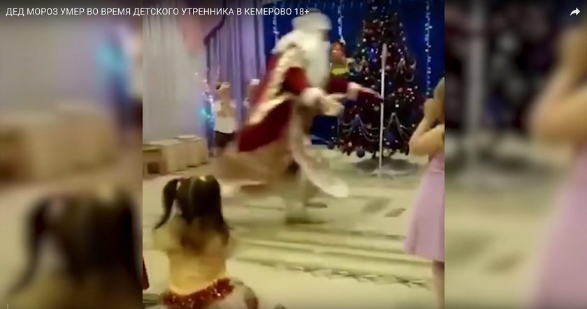 Rosja: Tragedia podczas świątecznej imprezy. Nie żyje Dziadek Mróz