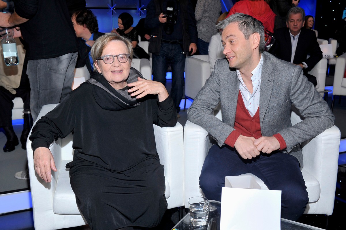 Agnieszka Holland i Robert Biedroń