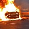 Ogroman požar na auto-putu Beograd - Niš