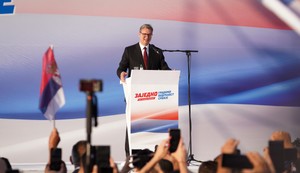 Skup SNS u Beogradu Aleksandar Vučić ostavka