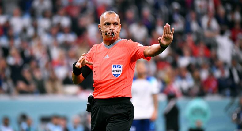 Referee Wilton Pereira Sampaio on December 10, 2022.