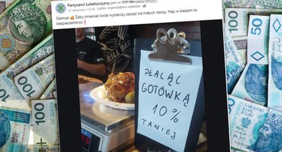 Promocja w barze wywołała lawinę komentarzy. "Płacąc gotówką..."