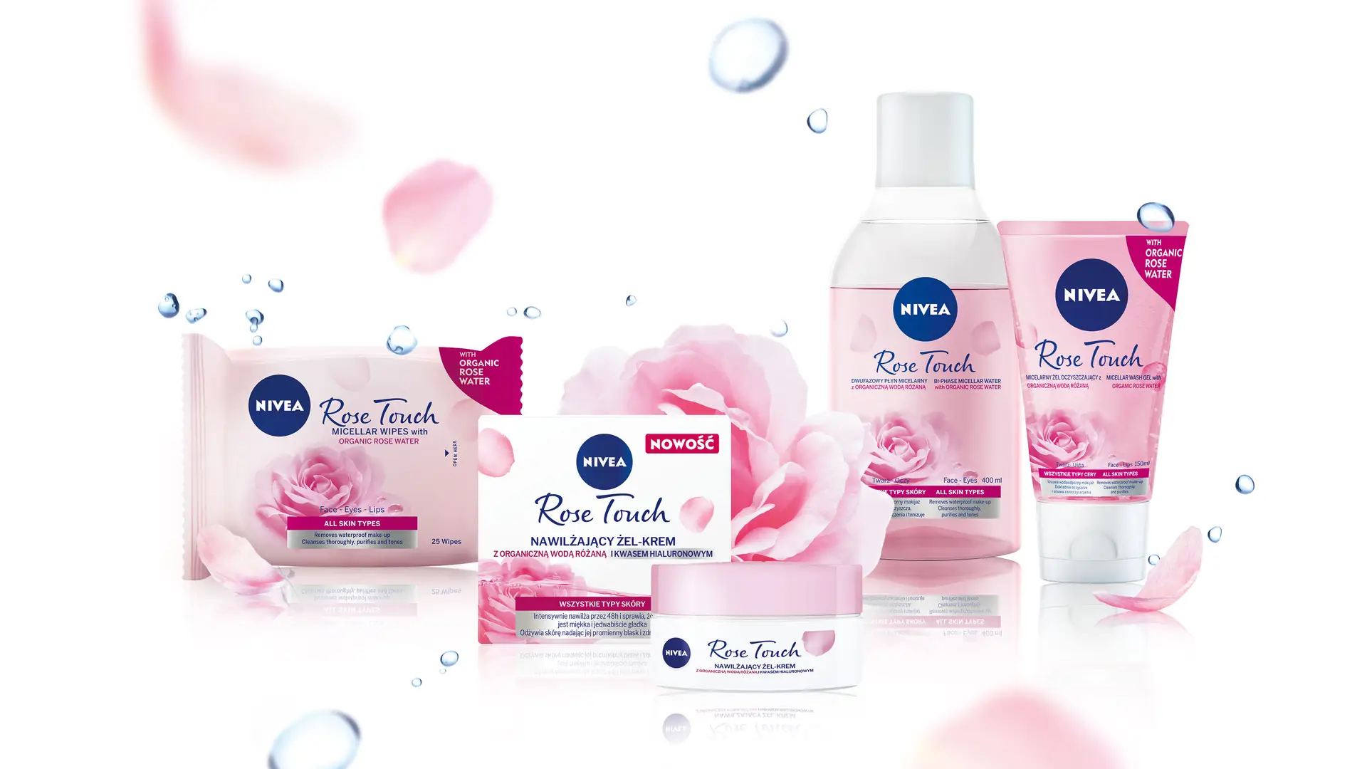 Kojąca moc wody różanej w linii Nivea Rose Touch!