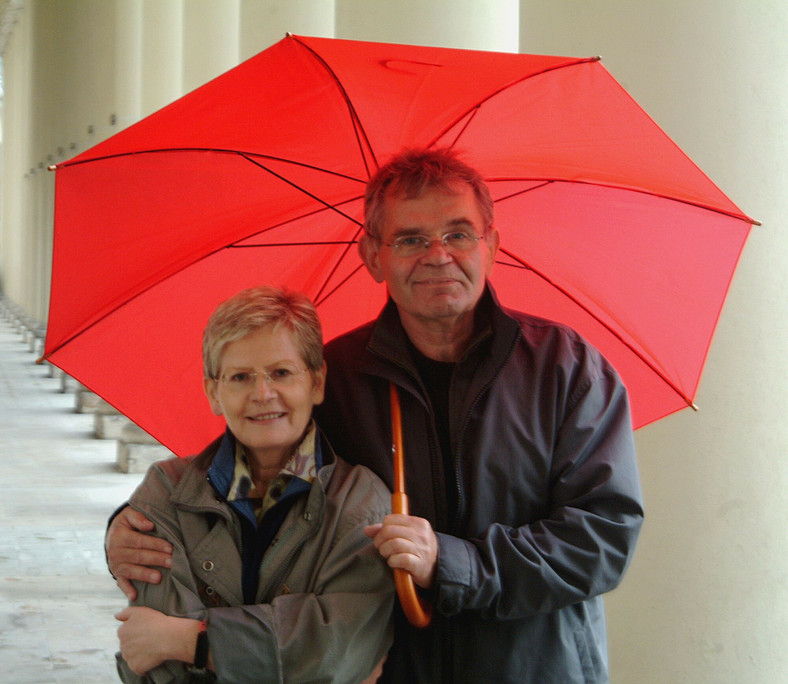 Jerzy Janeczek z żoną Emilią