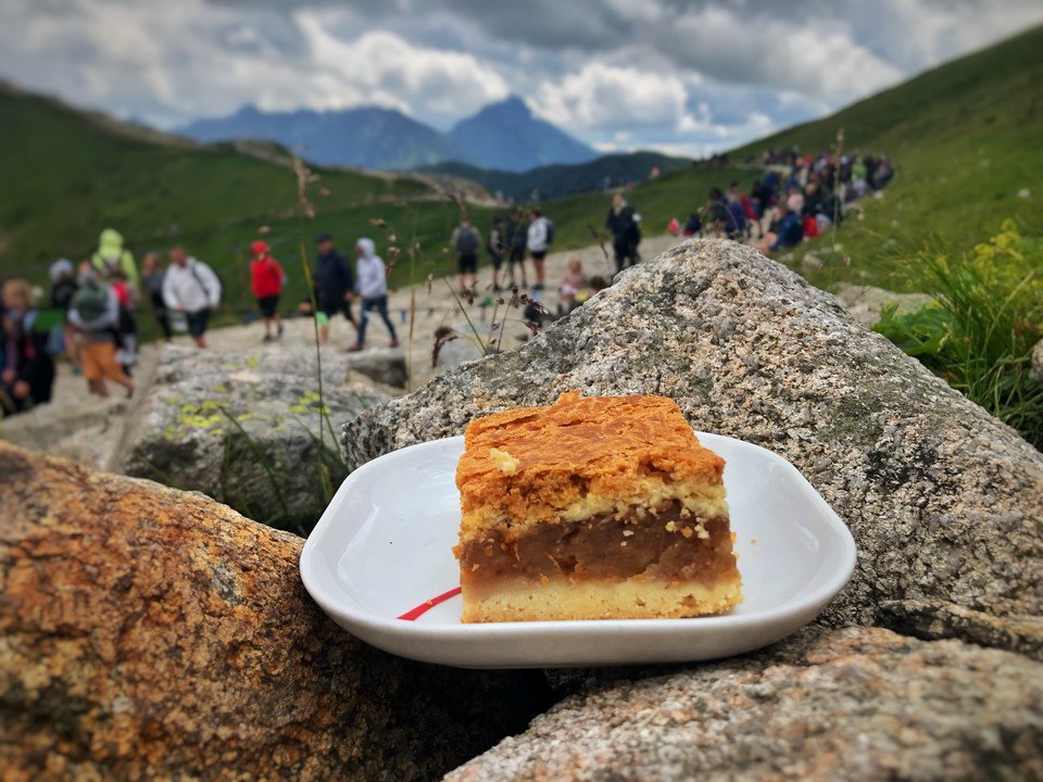 Szarlotka na Kasprowym Wierchu