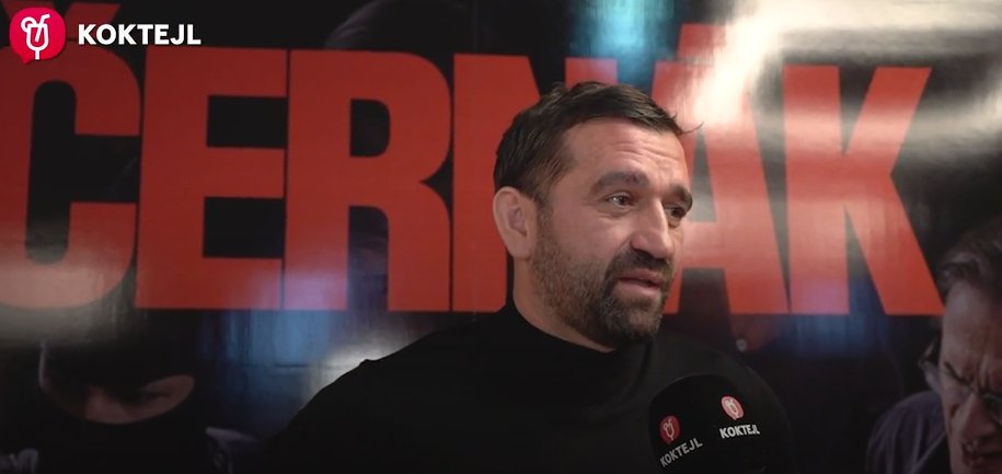 Milan Ondrík na premiére filmu Černák.