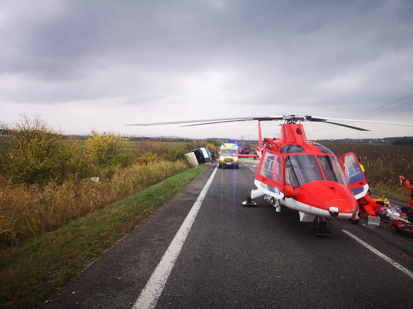 Tragiczny wypadek autokaru z uczniami na Słowacji. Jest wiele ofiar