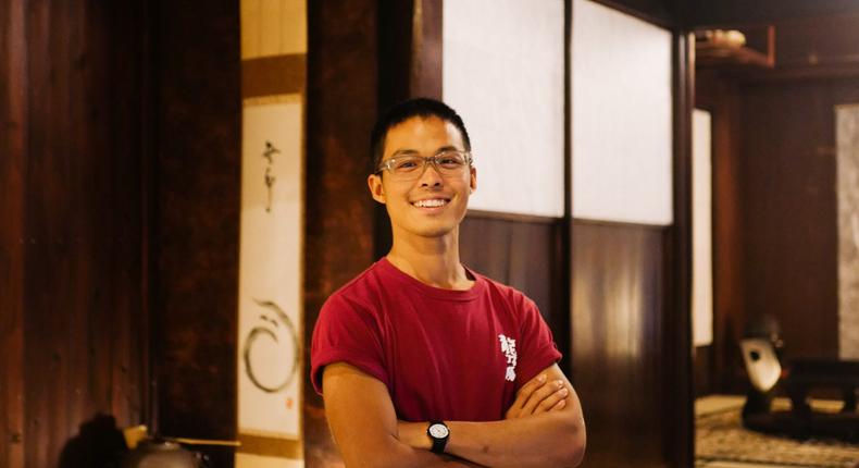 Xian Jie Lee runs an Airbnb business in rural Japan.Xian Jie Lee