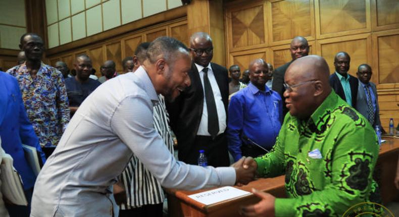 Nana Addo with Owusu Bempah