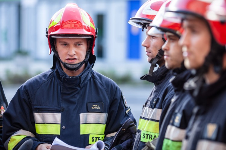 Strażacy / Fot. Grzegorz Gołębiowski/PROFILM