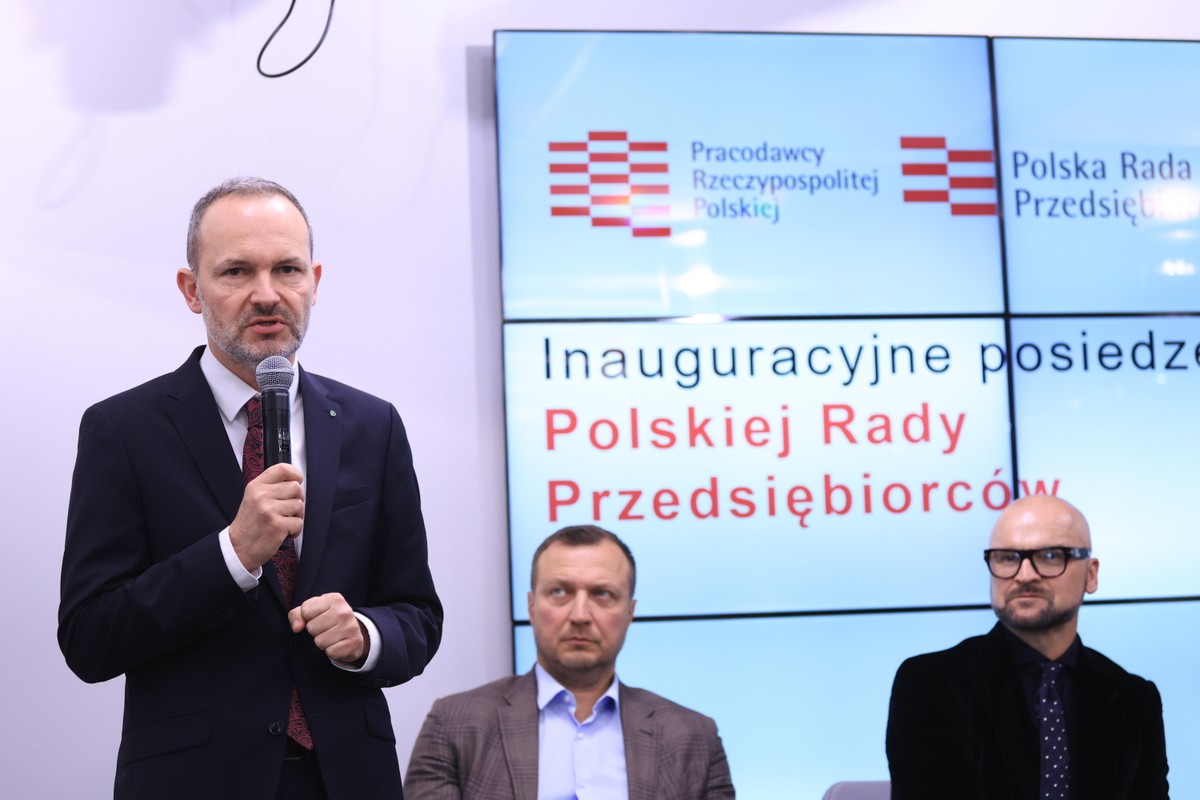 Minister rozwoju i technologii Krzysztof Hetman