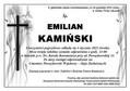 Informacje o pogrzebie Emiliana Kamińskiego (nadesłane przez Teatr Kamienica)