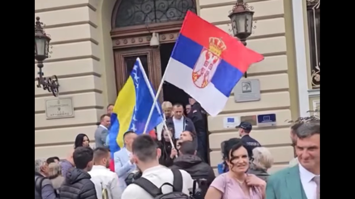 Snimak sa srpsko-bosanske svadbe