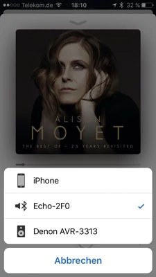 Przez Bluetooth Echo odbiera muzykę ze smartfona albo tabletu - tak jak zwykły głośnik Blue­tooth