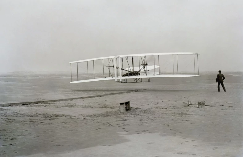 Flyer braci Wright — pierwszy lot