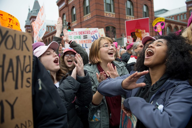 MARSZ KOBIET W WASZYNGTONIE