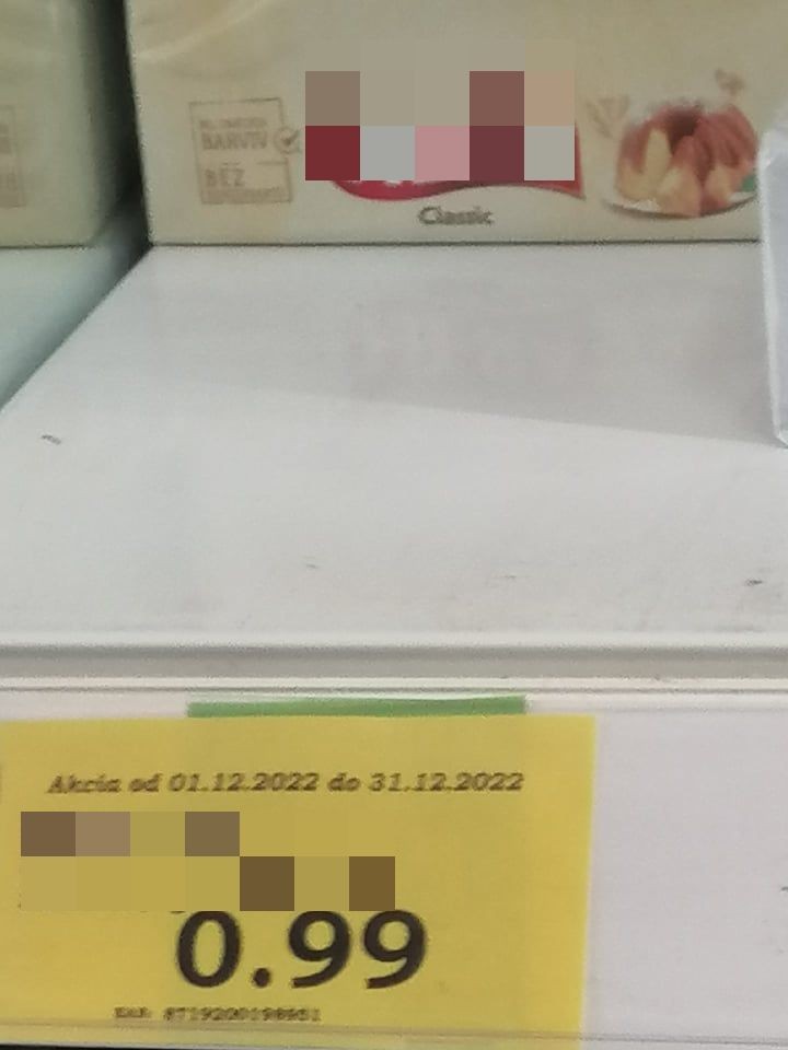 Katka odfotila ceny margarínov. 