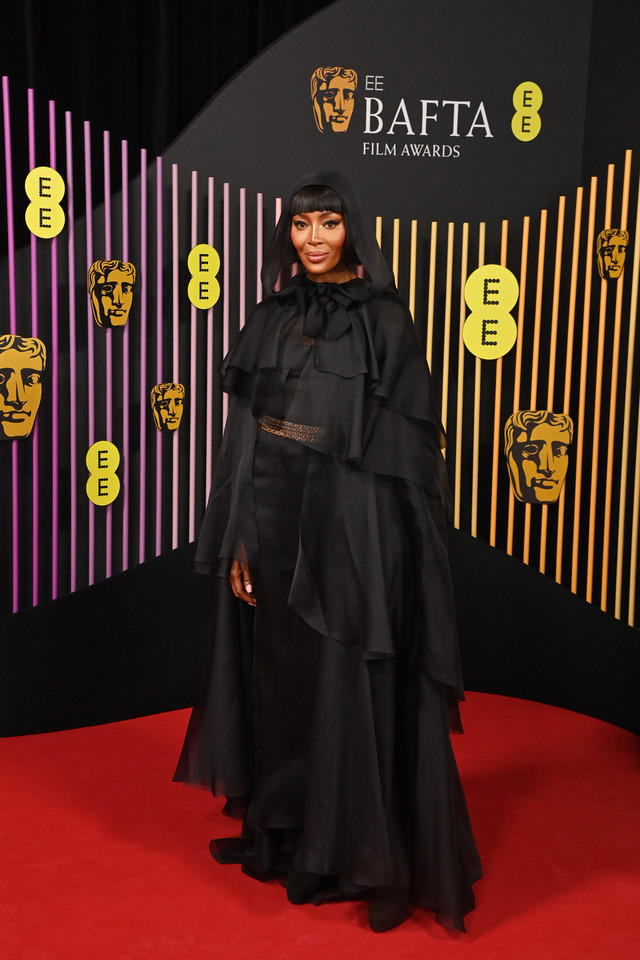 Naomi Campbell na rozdaniu nagród BAFTA 2024