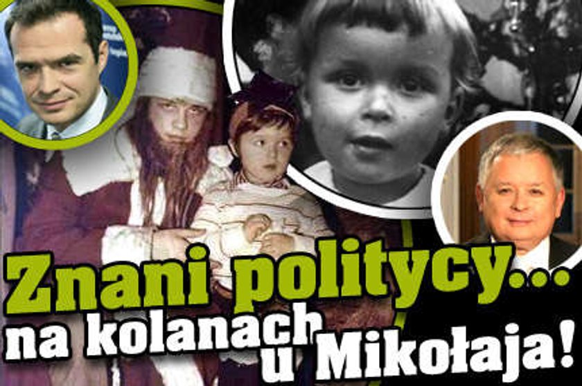 Znani politycy na kolanach u Mikołaja!