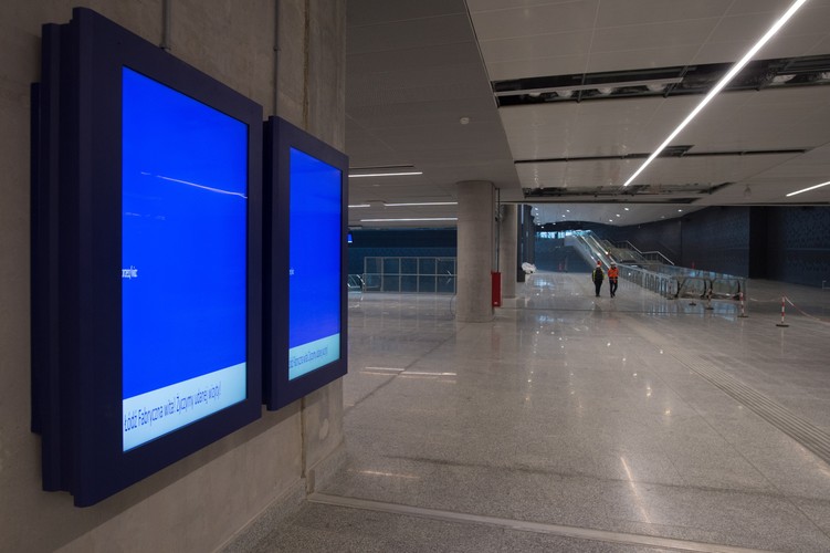 Dworzec Łódź Fabryczna  <br><br>fot. (gm/cat) PAP/Grzegorz Michałowski