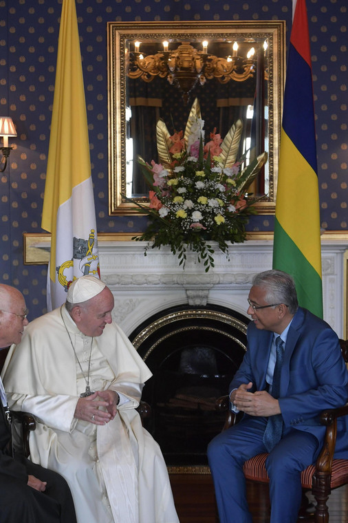 Franciszek rozmawiał z władzami Mauritiusa