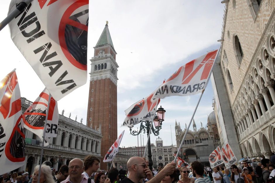 Protesti zbog kruzera u Veneciji