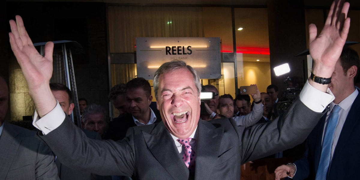 Nigel Farage był dzisiaj w Parlamencie Europejskim w znakomitym humorze
