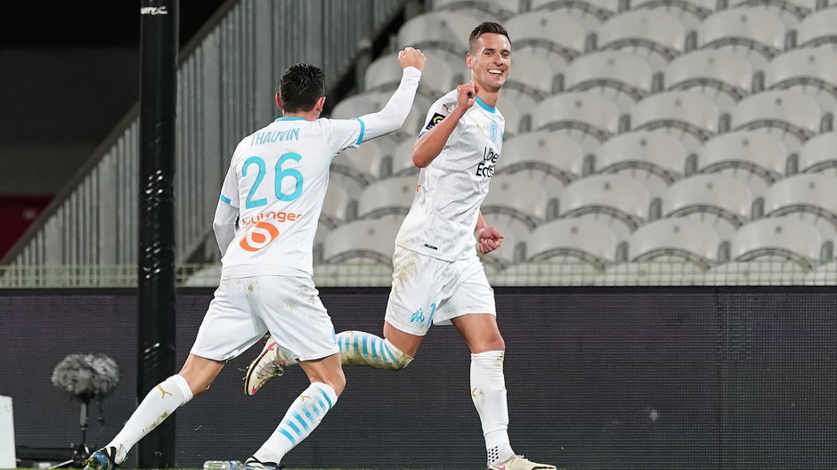 Florian Thauvin i Arkadiusz Milik