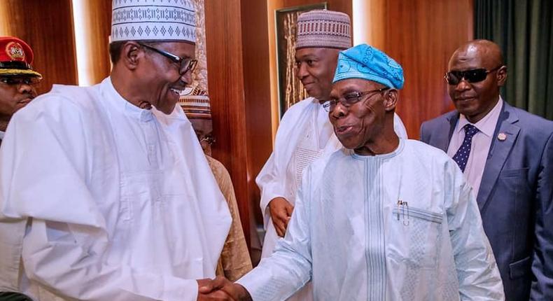 Buhari and Obasanjo fell out before Buhari sought a second term in office (Presidency)