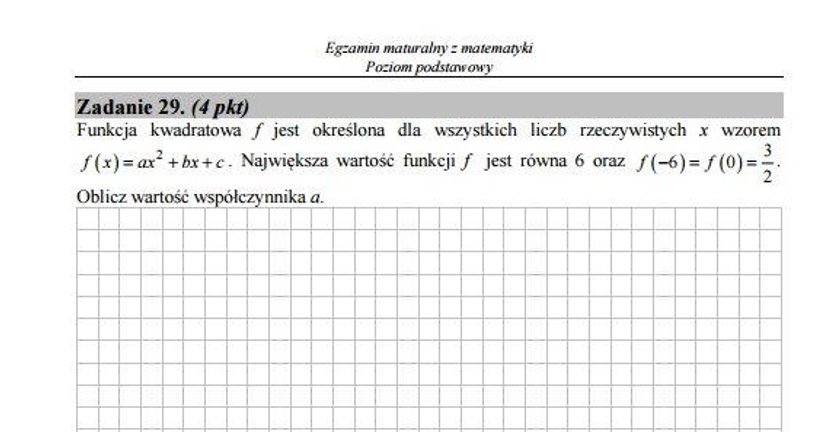 Matura 2017 matematyka. Arkusze, pytania, odpowiedzi