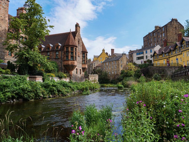 Dean Village w Edynburgu