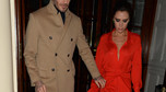 David Beckham i Victoria Beckham na romantycznej kolacji w Londynie