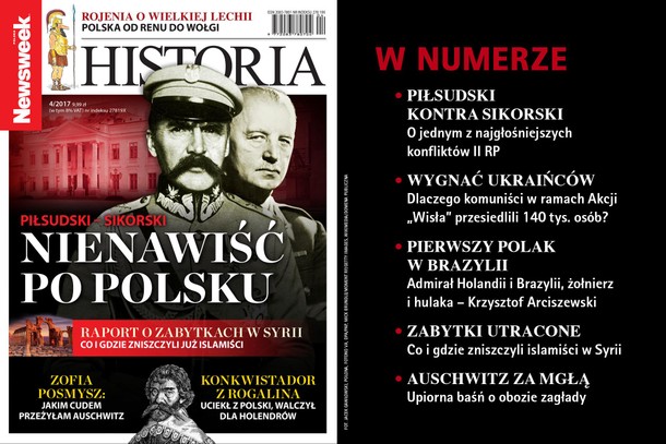 newsweek historia 4/2017 Józef Piłsudski Władysław Sikorski