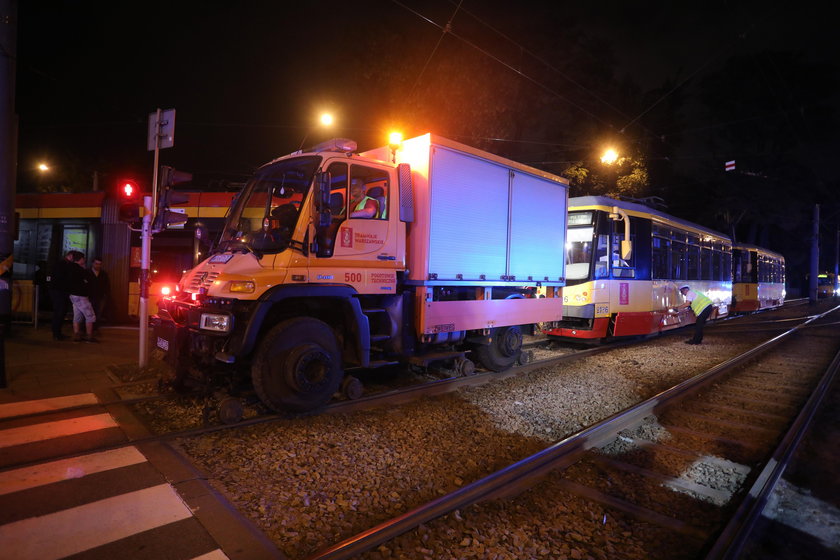 Dwa tramwaje zderzyły się w Warszawie