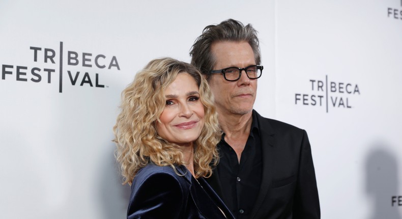 Kyra Sedgwick and Kevin Bacon at the premiere of Space Oddity.John Lamparski/Getty