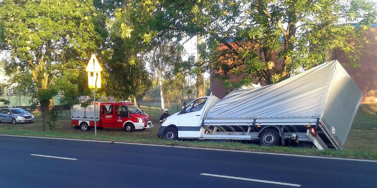 wypadek ciężarówka grodzisk wielkopolski